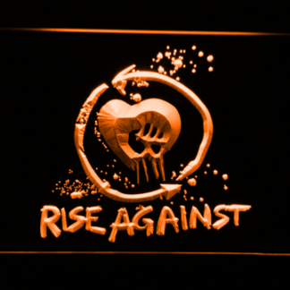 Rise Against neon sign LED
