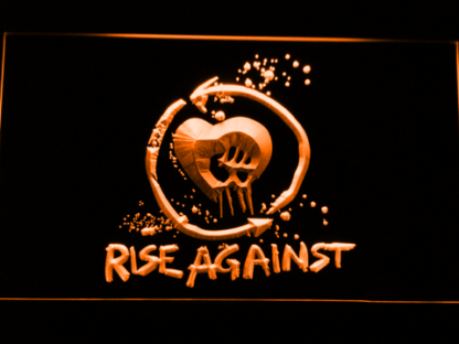 Rise Against neon sign LED