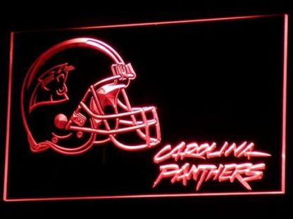 Carolina Panthers Helmet neon sign LED