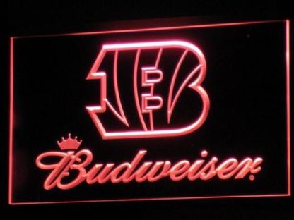 Cincinnati Bengals Budweiser neon sign LED