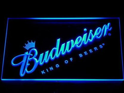 Budweiser King of Beers Slanted neon sign LED