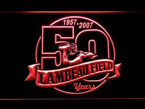 Green Bay Packers Lambeau Field 50th Anniversary - Legacy Edition neon sign LED
