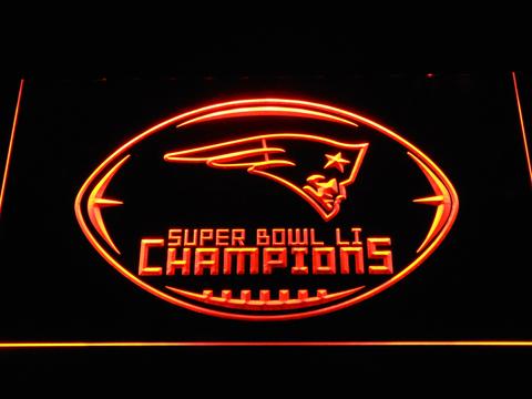 New England Patriots Super Bowl 51 Champions neon sign LED