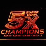 New England Patriots 5X Super Bowl Champions - Image 4