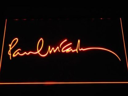 The Beatles Paul McCartney Signature neon sign LED