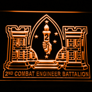 US Marine Corps 2nd Combat Engineer Marine neon sign LED