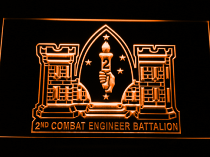US Marine Corps 2nd Combat Engineer Marine neon sign LED