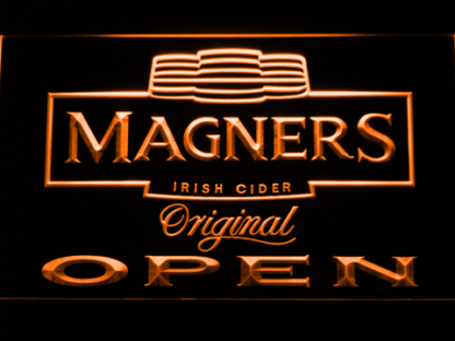 Magners Open neon sign LED