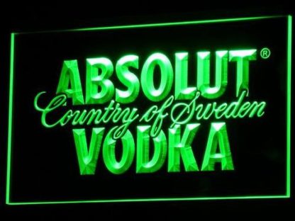 Absolut Vodka neon sign LED