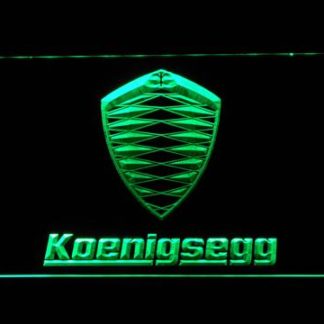 Koenigsegg neon sign LED