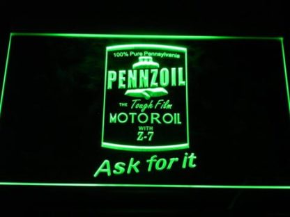 Pennzoil Ask For It neon sign LED