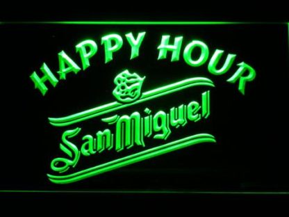 San Miguel Happy Hour neon sign LED