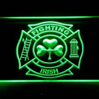 Fire Department Shamrock neon sign LED