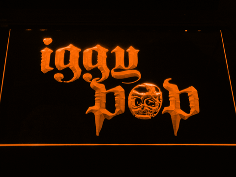 Iggy Pop Skull Ring neon sign LED
