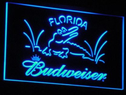 Budweiser Crocodile neon sign LED