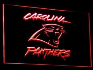 Carolina Panthers - neon sign - LED sign - shop - What's your sign?