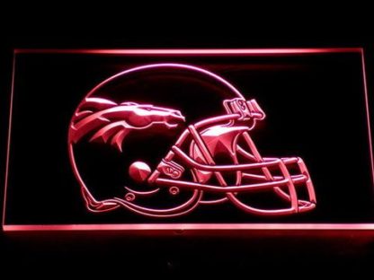 Denver Broncos Helmet 2 neon sign LED