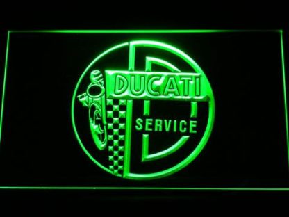 Ducati Service Center neon sign LED