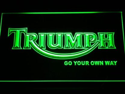 Triumph Go Your Own Way neon sign LED
