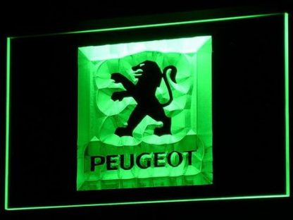 Peugeot neon sign LED