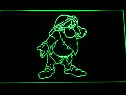 Grumpy Snow White and the Seven Dwarves neon sign LED