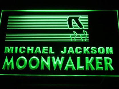 Michael Jackson Moonwalker Bars neon sign LED