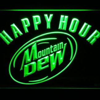 Mountain Dew Happy Hour neon sign LED
