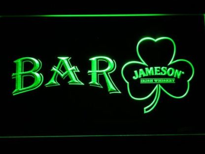Jameson Shamrock Bar neon sign LED
