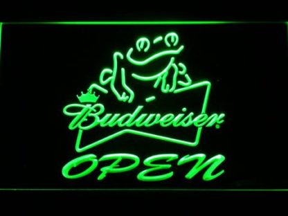 Budweiser Frog Open neon sign LED