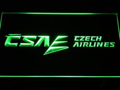 Czech Airlines neon sign LED