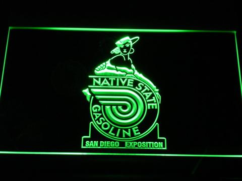 Native State Gasoline neon sign LED