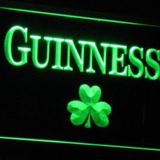 Guinness Shamrock neon sign LED