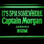 Captain Morgan Jamaica Rum It's 5pm Somewhere - Image 3