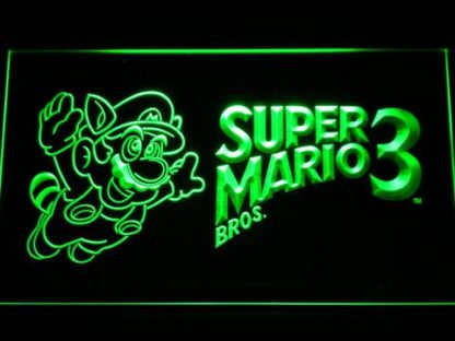 Super Mario Bros. 3 neon sign LED
