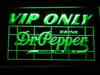 Dr Pepper VIP Only neon sign LED