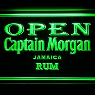 Captain Morgan Jamaica Rum Open neon sign LED