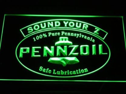 Pennzoil Sound Your Z neon sign LED