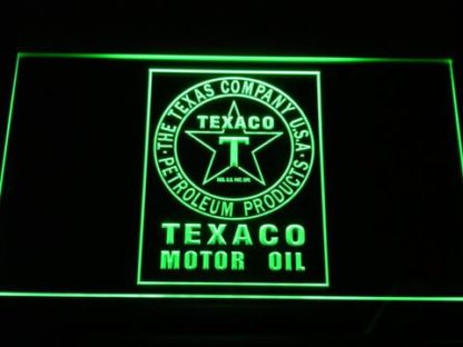 Texaco Motor Oil neon sign LED