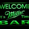 Miller It's Miller Time Welcome Bar
