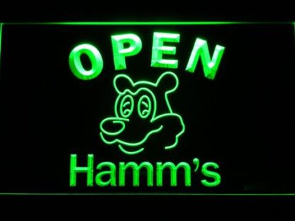 Hamm's Open neon sign LED