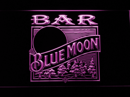 Blue Moon Old Logo Bar neon sign LED