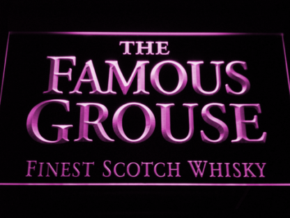 The Famous Grouse neon sign LED