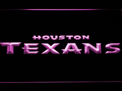 Houston Texans Text neon sign LED