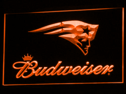 New England Patriots Budweiser neon sign LED
