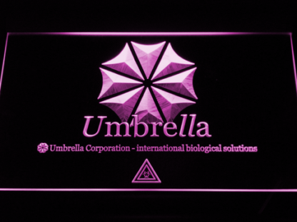 Resident Evil Umbrella Corporation neon sign LED
