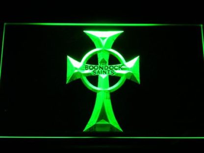 Boondock Saints Cross neon sign LED