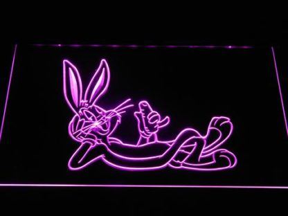 Bugs Bunny Lounging neon sign LED