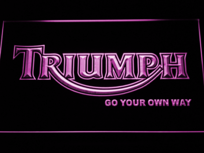 Triumph Go Your Own Way neon sign LED