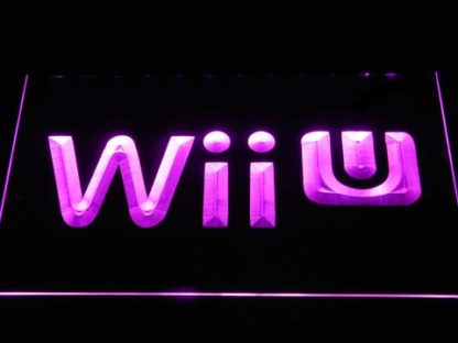 Nintendo Wii U neon sign LED
