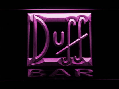 Duff Bar neon sign LED